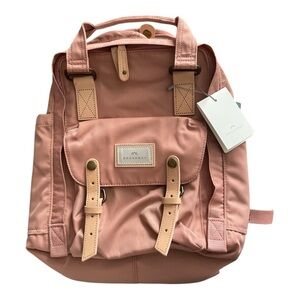 Doughnut Macaroon Backpack Rose Pink 14" Laptop Travel Bag Fall Capsule